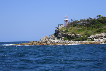 Der Hornby Leuchtturm im Hafen von Sydney
