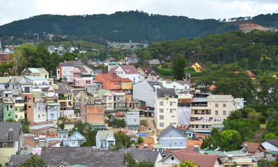 Aerial view of Dalat, Vietnam