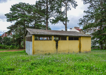 Old buildings in Dalat, Vietnam