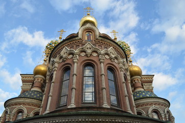 Fototapeta na wymiar La Iglesia del Salvador sobre la Sangre Derramada (San Petersburgo)