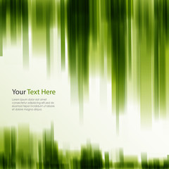 Abstract background with transparent strips in green design