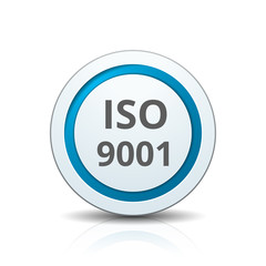 ISO 9001 label illustration