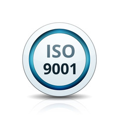 ISO 9001 label illustration