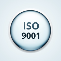 ISO 9001 label illustration