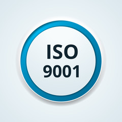 ISO 9001 label illustration