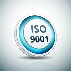 ISO 9001 label illustration