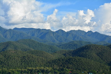 Obraz premium Panorama Mae Hong Son Thaïlande