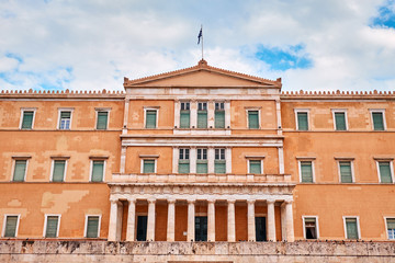 Obraz premium The Hellenic Parliament is the parliament of Greece
