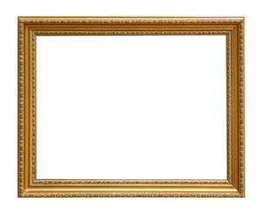 Frame picture antique antiques isolated on white background