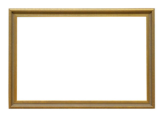 Frame picture antique antiques isolated on white background