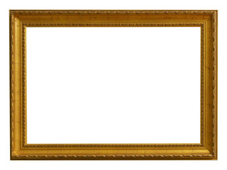 Frame picture antique antiques isolated on white background