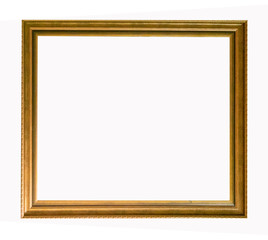 Frame picture antique antiques isolated on white background