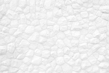 White Stone Wall Texture Background.