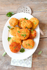 Kräuter- Hirse- Bratlinge