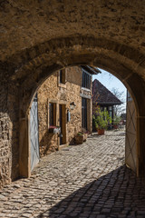 Burgruine Battenberg am Fuße des Pfälzerwaldes 