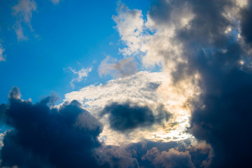 This is a capture of some clouds taken in Lebanon after a stormy weather and you can see the beautiful white and black layers 