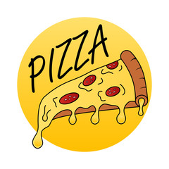 Pizza, Pizzeria - food logo