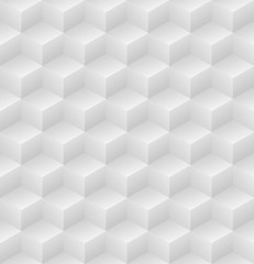 Geometric abstract gray cubic pattern