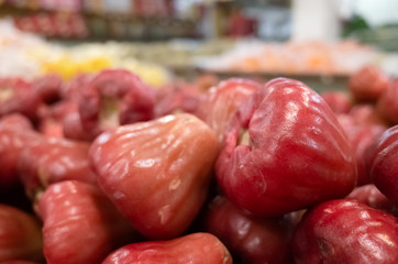 fresh wax apple fruit