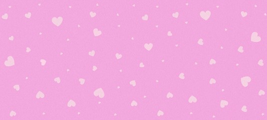 Pink background with hearts. Mothers Day. St. Valentine's Day. Birthday. Congratulatory background.