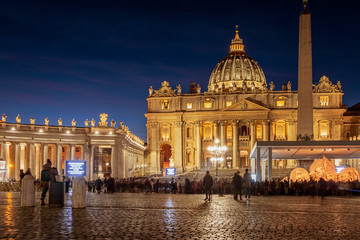 Saint Peter Basilica building in Vatican Rome