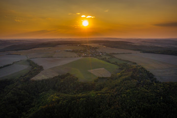 The castle was founded during the 12th century. Between the 14th and 15th centuries, the first cottages appeared below the castle and the hamlet became known as Budy. 