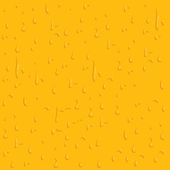 Vector illustration pattern of jelly yellow slime