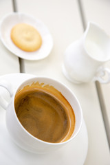 Cup of espresso coffee