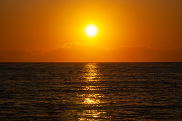 Fototapeta premium Atardecer en Grecia