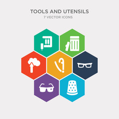 simple set of sewing thimble black variant, rectangular eyeglasses, rectangular eyeglass frame, perdible pin icons, contains such as icons up arrow and cloud, trash can open, tattoo and more. 64x64