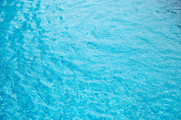 Fototapeta na wymiar Blue swimming pool