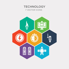 simple set of solar plane, teletransportation, wireless gadget, half hour icons, contains such as icons flash, client, light bulb turned off and more. 64x64 pixel perfect. infographics vector