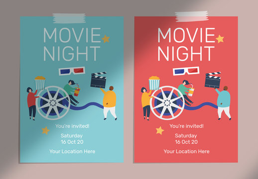 Movie Night Flyer