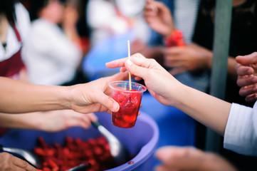 Food for the poor Society of Sharing : Sharing each other in society