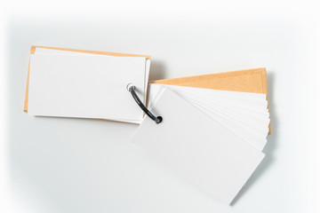 Communication at work, business interaction, learning new foreign language in school or debate concept. New Word Cards