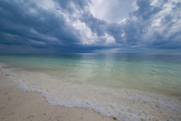 Zanzibar, landscape sea, white sand