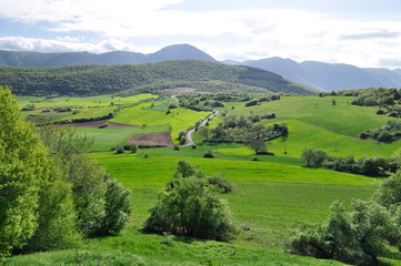 Obraz premium Italy Umbria near countryside Norcia in the open country 