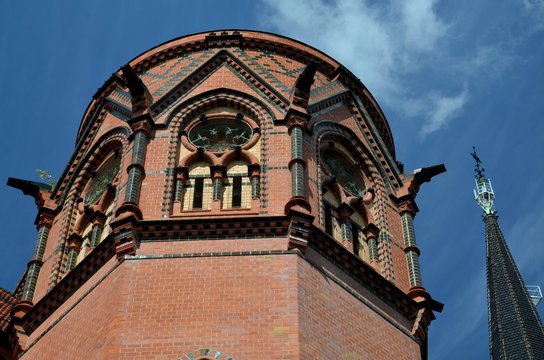 American Church, Luther Church (Lutherkirche) in Berlin Sch&ouml;neberg from May 4, 2015, Germany