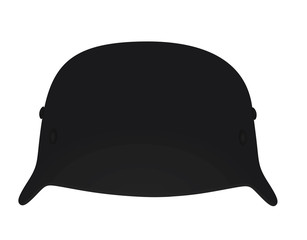 Fototapeta premium Military helmet. vector illustration