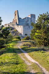 Fototapeta na wymiar Cachtice castle ruins, Slovakia