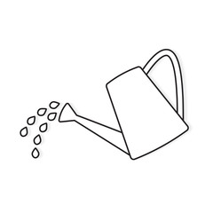 watering can icon- vector illustration