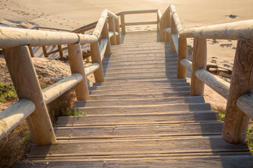 Staircase at Amado Beach; Algarve