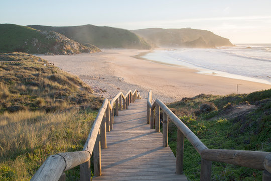 Staircase at Amado Beach; Algarve