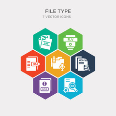 simple set of ini, nfo, mdb, ogg icons, contains such as icons dat, flv, bak and more. 64x64 pixel perfect. infographics vector