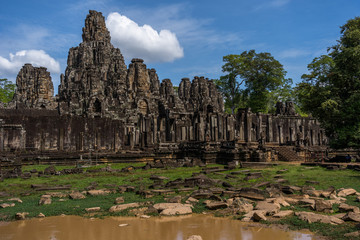 Fototapeta na wymiar Bayon temple, Angkor Wat, Siam Reap, Cambodia