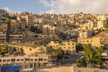 Obraz premium Aerial view of Amman City