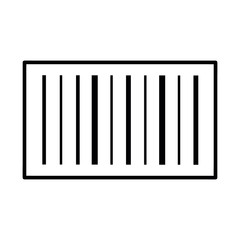Barcode vector icon