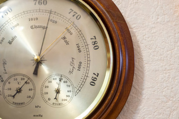 vintage barometer climate