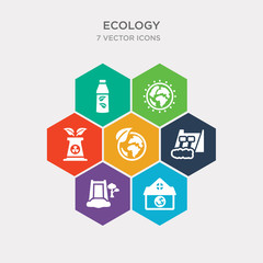 simple set of house effect, hydraulic energy, hydro power, nature icons, contains such as icons nuclear power, ozone layer, plastic and more. 64x64 pixel perfect. infographics vector