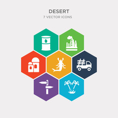 simple set of palm,  , pick up, scorpion icons, contains such as icons tower, industry, petroleum and more. 64x64 pixel perfect. infographics vector